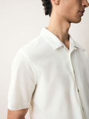 PS Paul Smith Regular Fit Short Sleeve White Shirt - Image 4 of 5