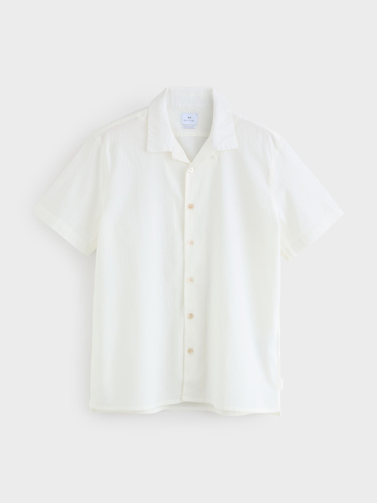 PS Paul Smith Regular Fit Short Sleeve White Shirt - Image 5 of 5