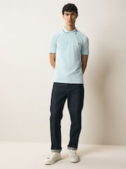 PS Paul Smith Regular Fit Blue Logo Polo Shirt - Image 2 of 7