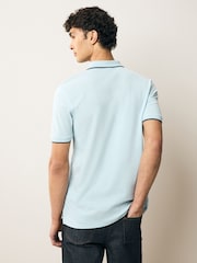 PS Paul Smith Regular Fit Blue Logo Polo Shirt - Image 3 of 7