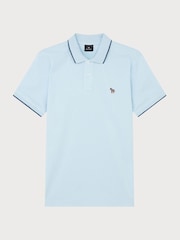 PS Paul Smith Regular Fit Blue Logo Polo Shirt - Image 5 of 7