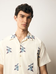 PS Paul Smith Casual Fit Short Sleeve White Shirt - Image 4 of 7