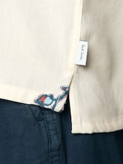 PS Paul Smith Casual Fit Short Sleeve White Shirt - Image 5 of 7