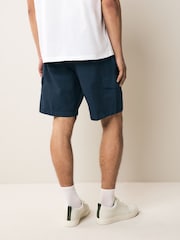 PS Paul Smith Regular Fit Blue Cargo Shorts - Image 2 of 6
