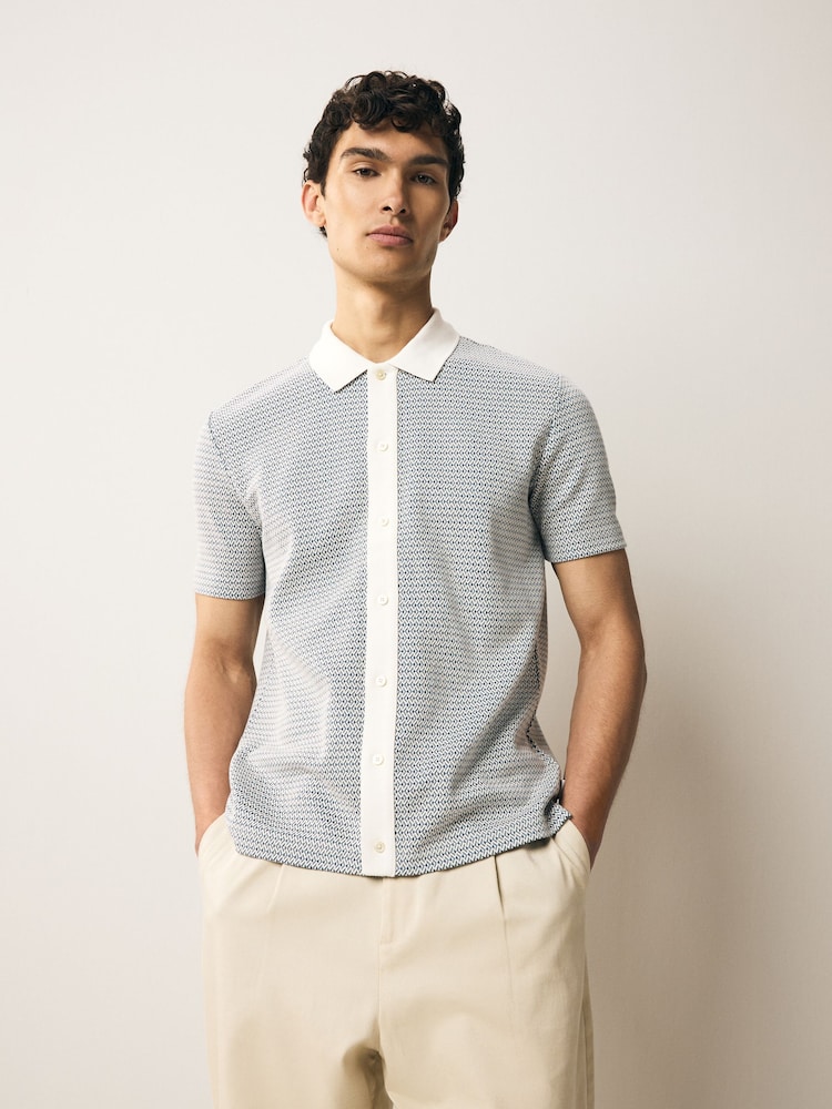 PS Paul Smith Regular Fit Logo White Polo Shirt - Image 1 of 6 PS Paul Smith Regular Fit Logo White Polo Shirt - Image 1 of 6