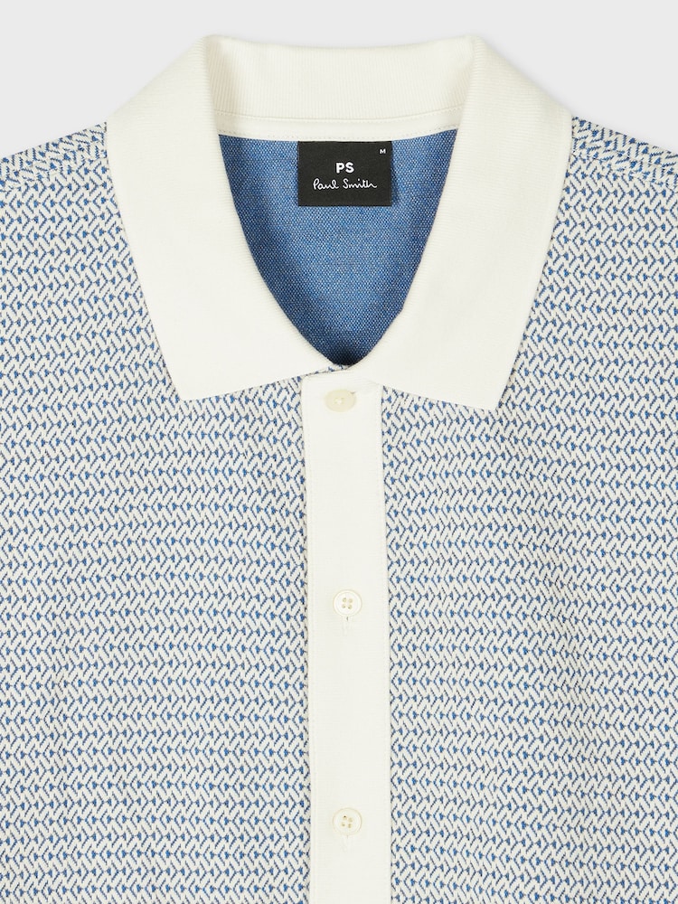 PS Paul Smith Regular Fit Logo White Polo Shirt - Image 6 of 6