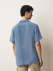 PS Paul Smith Casual Fit 100% Linen Short Sleeve Shirt - Image 3 of 9
