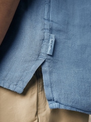PS Paul Smith Casual Fit 100% Linen Short Sleeve Shirt - Image 5 of 9