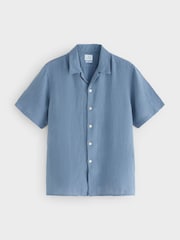 PS Paul Smith Casual Fit 100% Linen Short Sleeve Shirt - Image 6 of 9