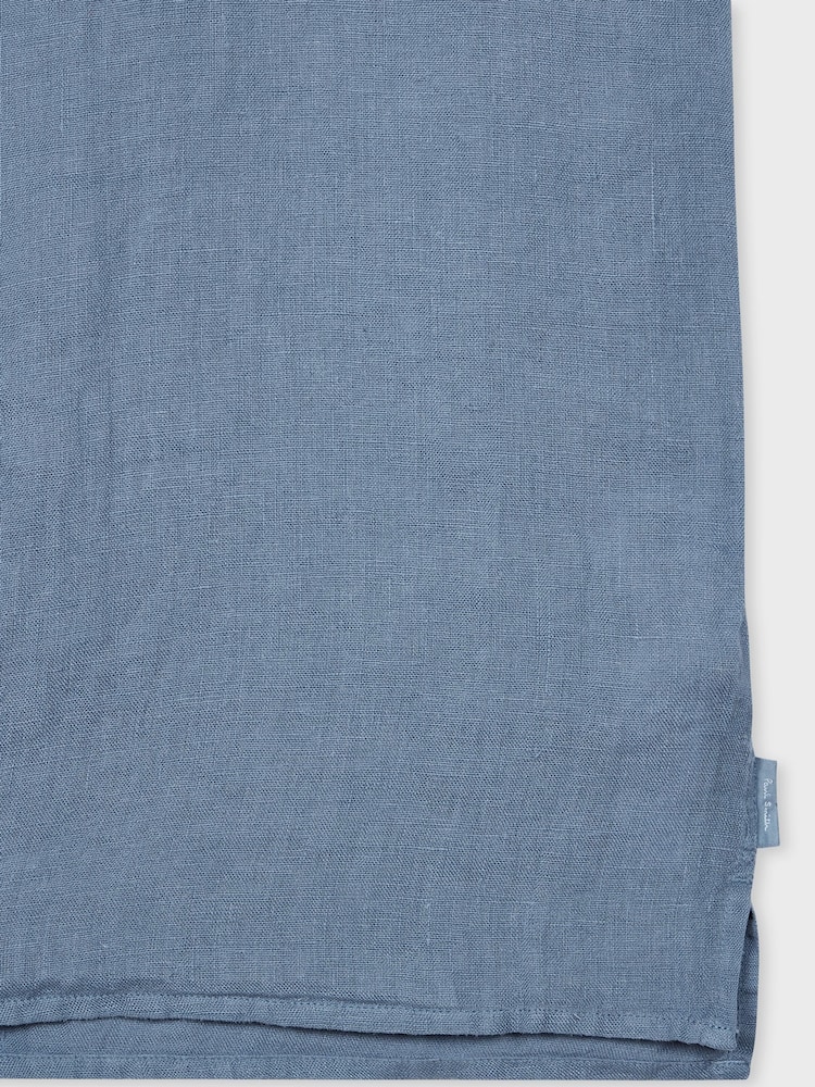 PS Paul Smith Casual Fit 100% Linen Short Sleeve Shirt - Image 9 of 9