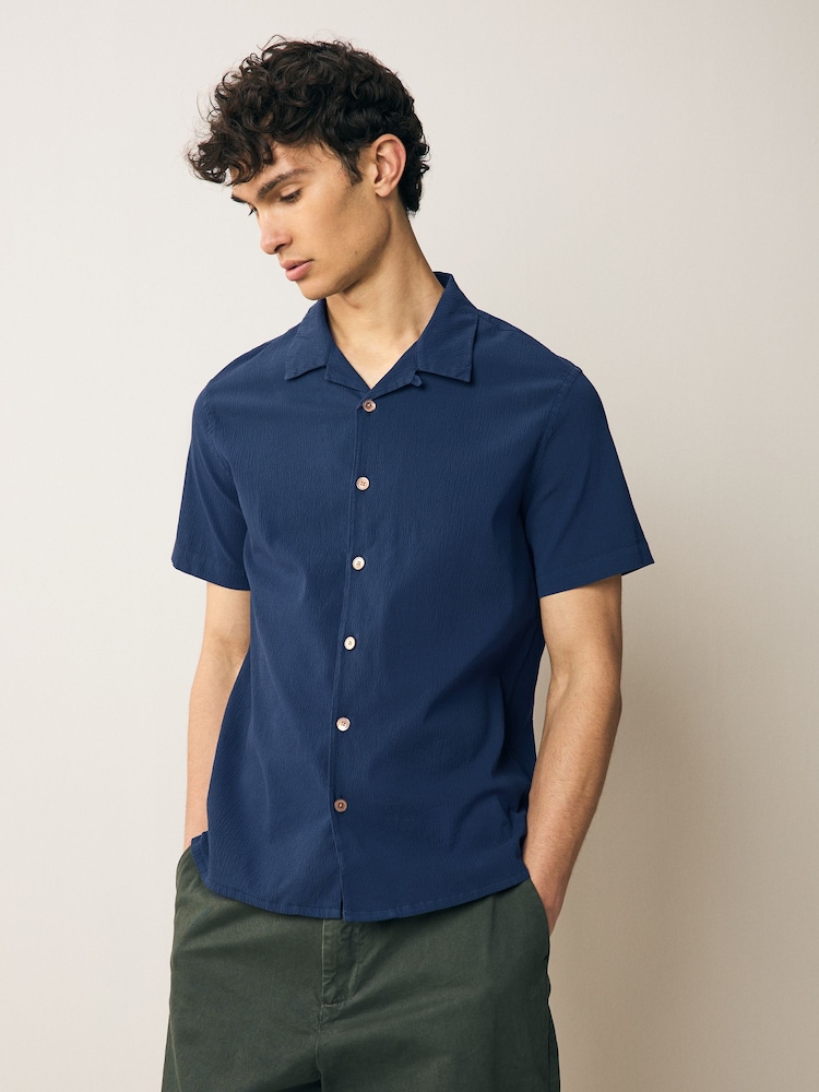 PS Paul Smith Blue Regular Fit Shirt - Image 2 of 5