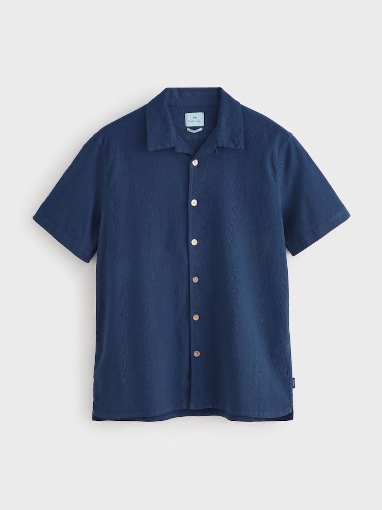 PS Paul Smith Blue Regular Fit Shirt - Image 5 of 5