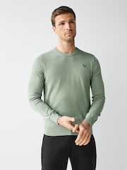 PS Paul Smith Crew Neck Logo Knitted Jumper - Image 1 of 5