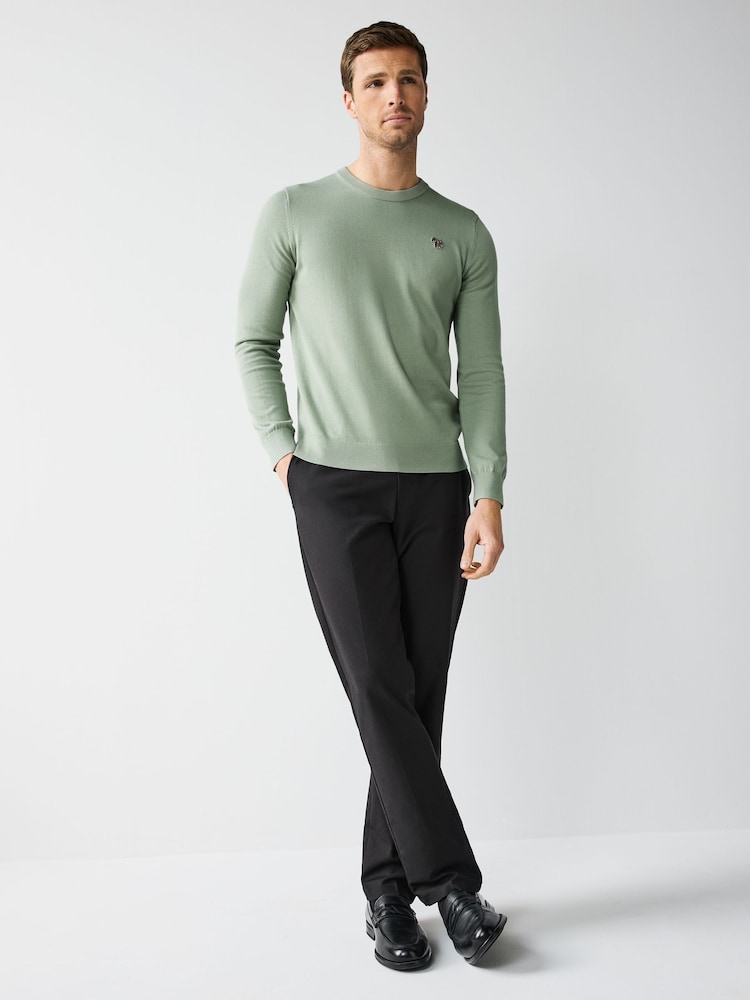 PS Paul Smith Crew Neck Logo Knitted Jumper - Image 2 of 5