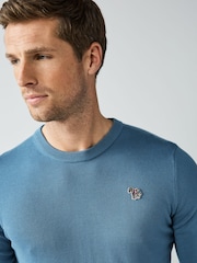 PS Paul Smith Crew Neck Logo Knitted Jumper - Image 4 of 5