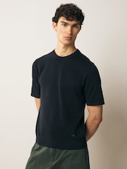 PS Paul Smith Regular Fit Knitted T-Shirt - Image 2 of 7