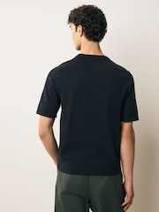 PS Paul Smith Regular Fit Knitted T-Shirt - Image 3 of 7