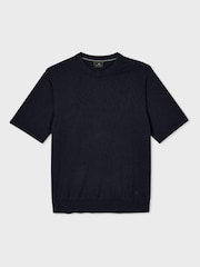 PS Paul Smith Regular Fit Knitted T-Shirt - Image 6 of 7