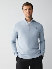 Paul Smith Knitted Zip Neck Sweatshirt - Image 1 of 5