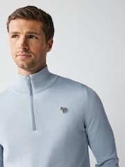 Paul Smith Knitted Zip Neck Sweatshirt - Image 4 of 5