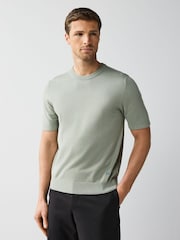 PS Paul Smith Regular Fit Knitted T-Shirt - Image 1 of 8