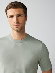 PS Paul Smith Regular Fit Knitted T-Shirt - Image 5 of 8