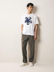 PS Paul Smith Regular Fit Logo White T-Shirt - Image 2 of 5