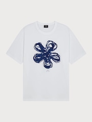 PS Paul Smith Regular Fit Logo White T-Shirt - Image 5 of 5