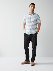 PS Paul Smith Blue Short Sleeve Casual Fit Shirt - Image 2 of 5