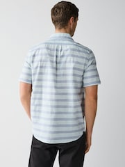PS Paul Smith Blue Short Sleeve Casual Fit Shirt - Image 3 of 5