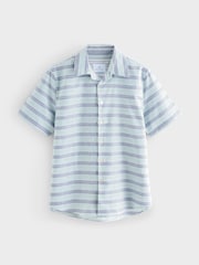 PS Paul Smith Blue Short Sleeve Casual Fit Shirt - Image 5 of 5