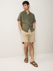 PS Paul Smith Casual Fit 100% Linen Short Sleeve Shirt - Image 2 of 6