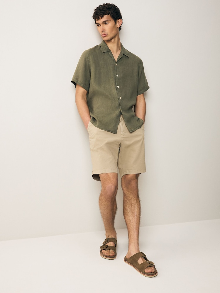 PS Paul Smith Casual Fit 100% Linen Short Sleeve Shirt - Image 2 of 6