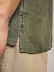 PS Paul Smith Casual Fit 100% Linen Short Sleeve Shirt - Image 5 of 6