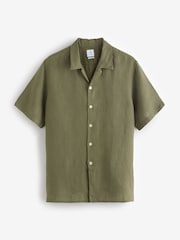 PS Paul Smith Casual Fit 100% Linen Short Sleeve Shirt - Image 6 of 6