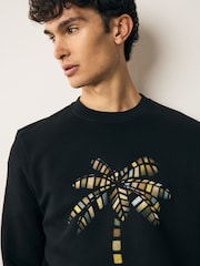 PS Paul Smith Regular Fit Graphic Black Sweatshirt - Image 4 of 5