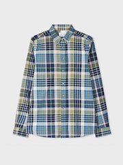 PS Paul Smith Blue Long Sleeve Shirt - Image 6 of 7