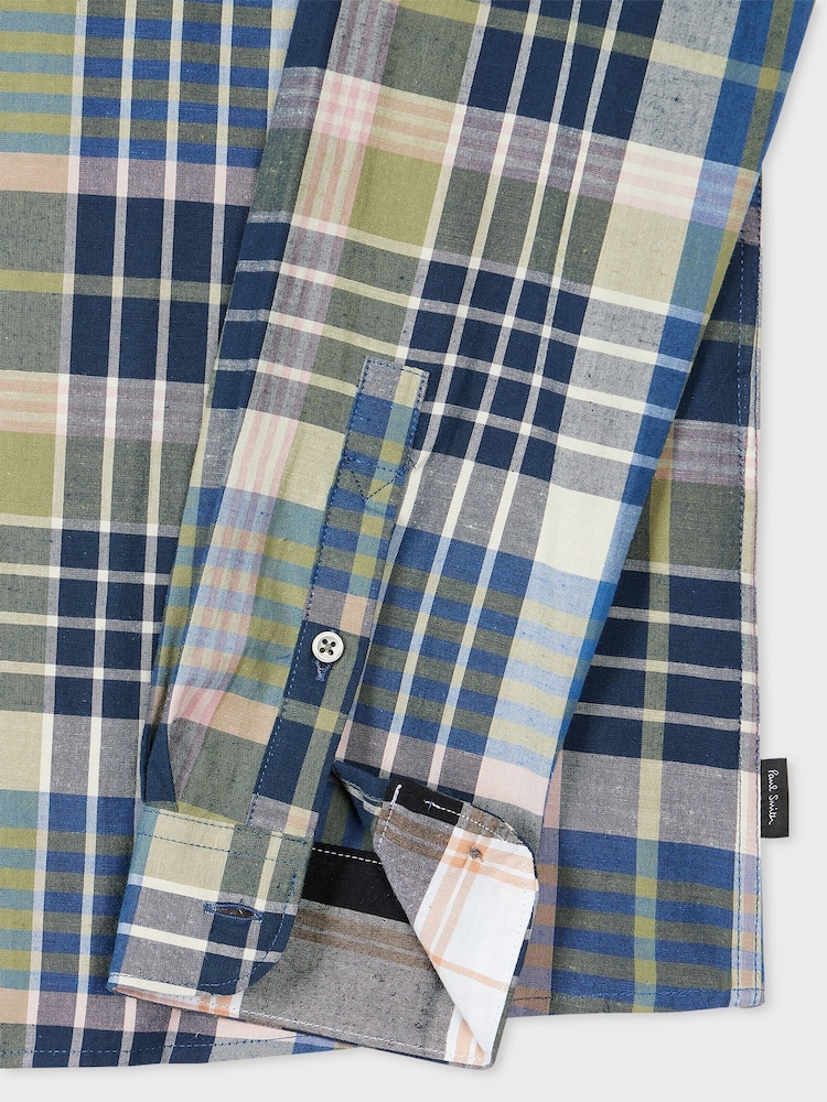 PS Paul Smith Blue Long Sleeve Shirt - Image 7 of 7 PS Paul Smith Blue Long Sleeve Shirt - Image 7 of 7