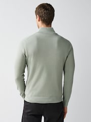 Paul Smith Knitted Zip Neck Sweatshirt - Image 3 of 5