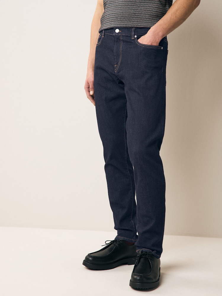 PS Paul Smith Tapered Fit Blue Denim Jeans - Image 2 of 6
