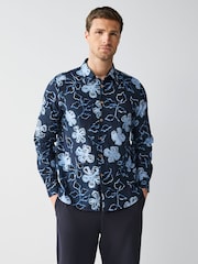 PS Paul Smith Blue Long Sleeve Regular Fit Shirt - Image 1 of 4