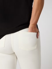 Live Unlimited Cream Cropped Jeggings - Image 3 of 4