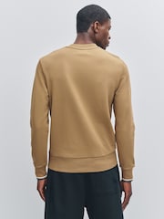 Fred Perry Neutral Crew Neck Sweatshirt - Image 2 of 3
