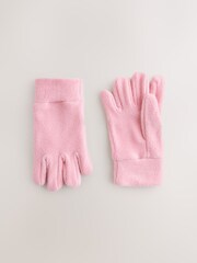 Pink Fleece Gloves (3-16yrs) - Image 1 of 3