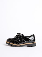 Lipsy Patent Bow Detail Brogue School Shoes - Bild 5 von 5