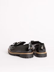 Lipsy Patent Bow Detail Loafer School Shoes - Bild 4 von 4