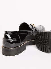 Lipsy Patent Snaffle Detail School Loafer Shoes - Bild 4 von 5
