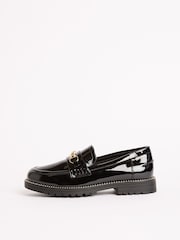 Lipsy Patent Snaffle Detail School Loafer Shoes - Bild 5 von 5