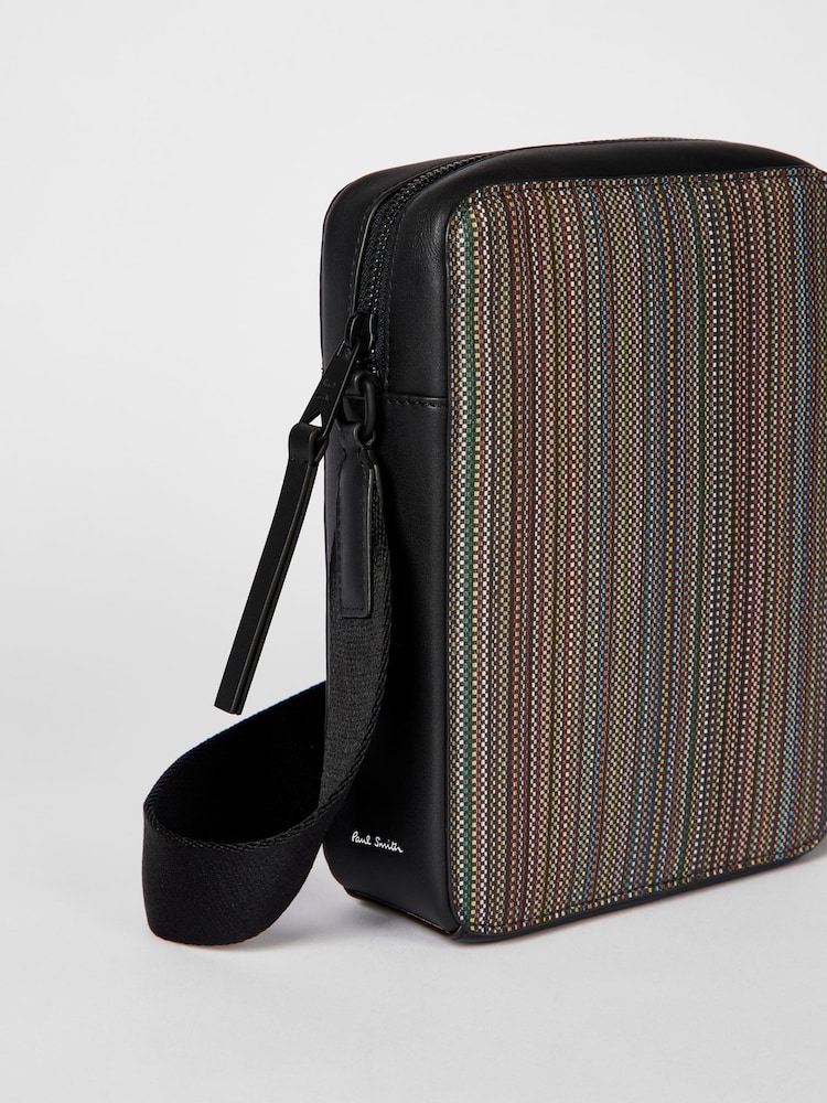 PS Paul Smith Logo Flight Black Bag - Image 6 of 6