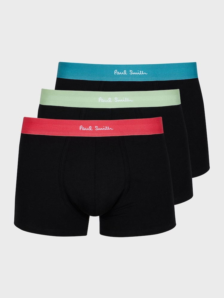PS Paul Smith Logo Band Boxers 3 Pack - Image 1 of 9 PS Paul Smith Logo Band Boxers 3 Pack - Image 1 of 9
